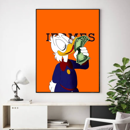 Tableau Picsou Hermes Luxe 