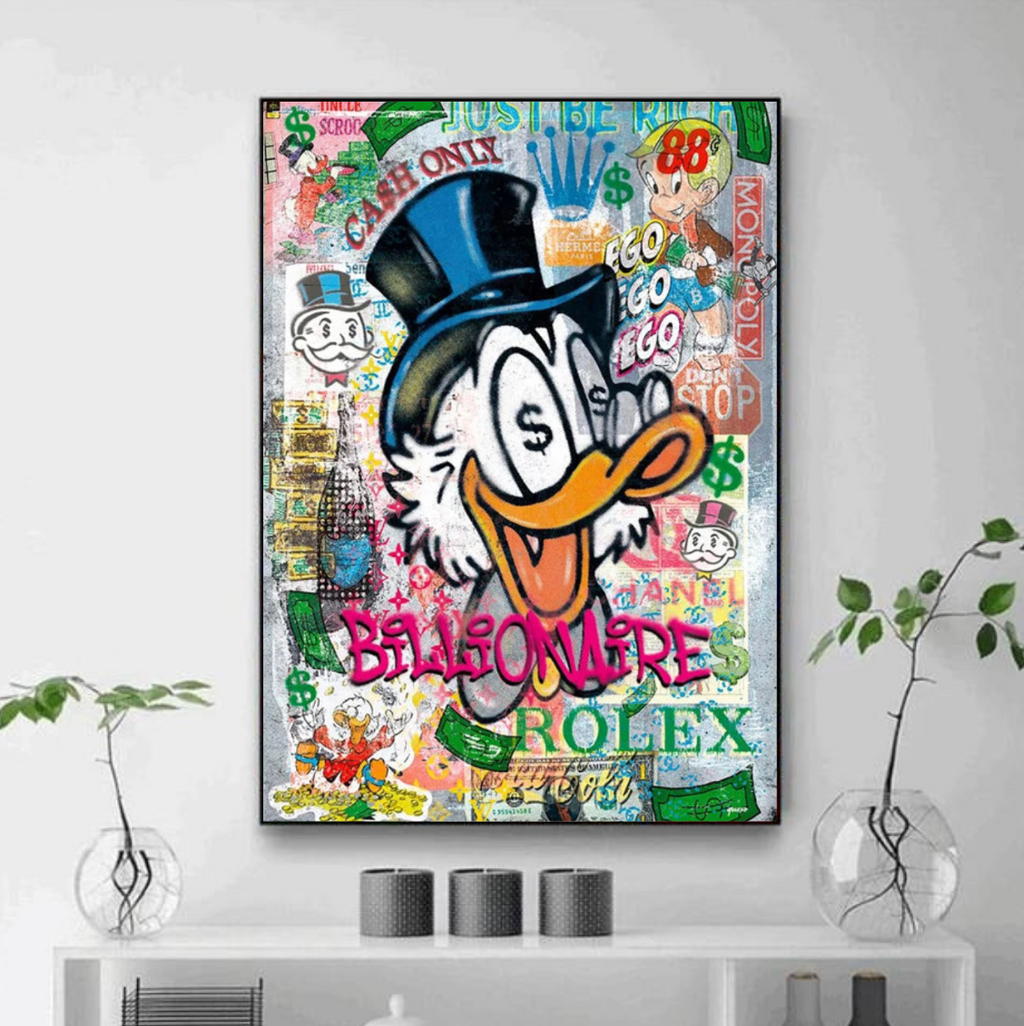 Tableau Picsou Luxe Coloré