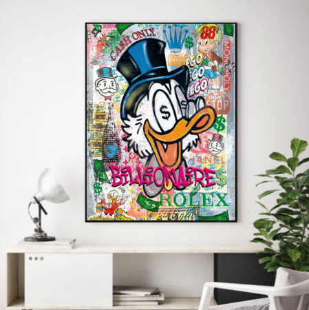 Tableau Picsou Luxe Coloré