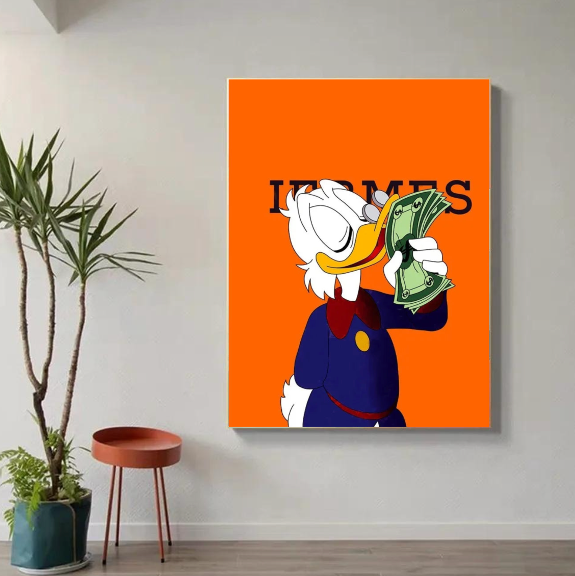 Tableau Picsou Orange Luxe 