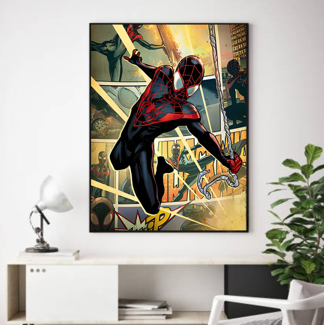 Tableau Spiderman Dessin Animé