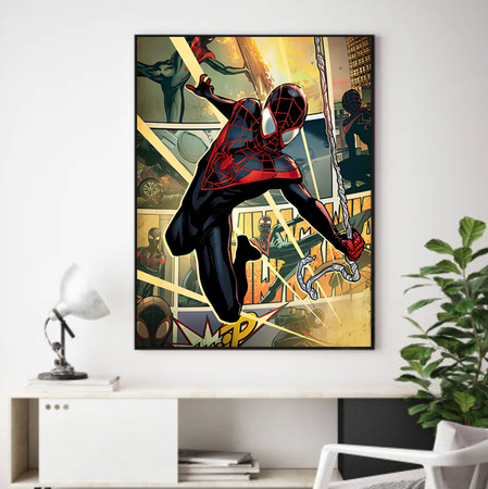 Tableau Spiderman Dessin Animé