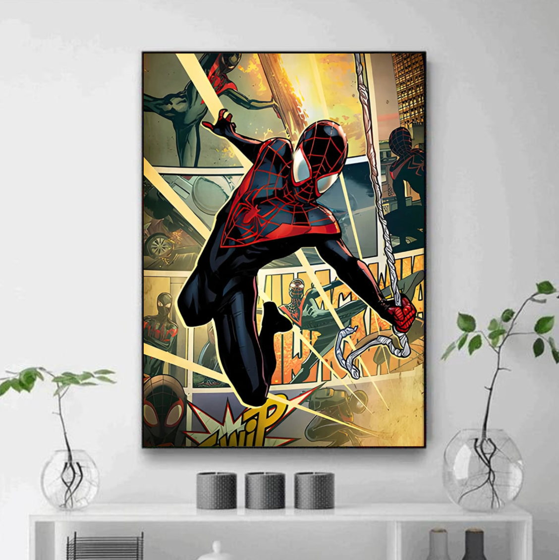 Tableau Spiderman Dessin Animé déco