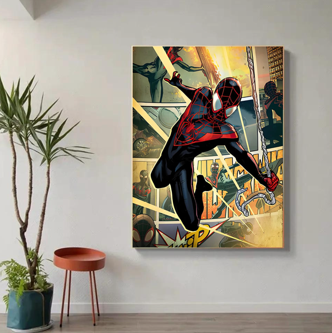 Tableau Spiderman Dessin Animé pop