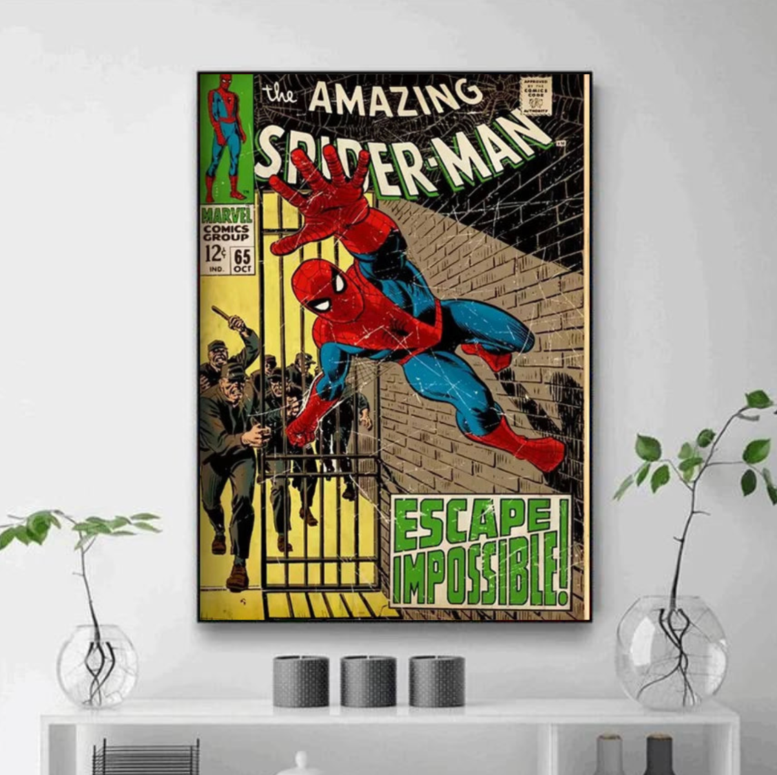 Tableau Spiderman Film Bd