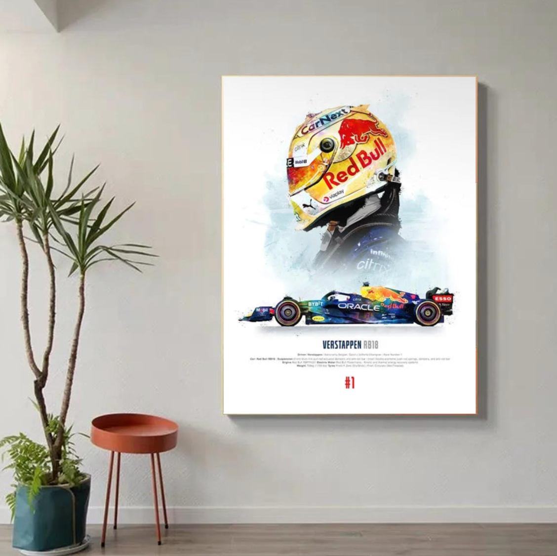 Tableau Verstappen f1  